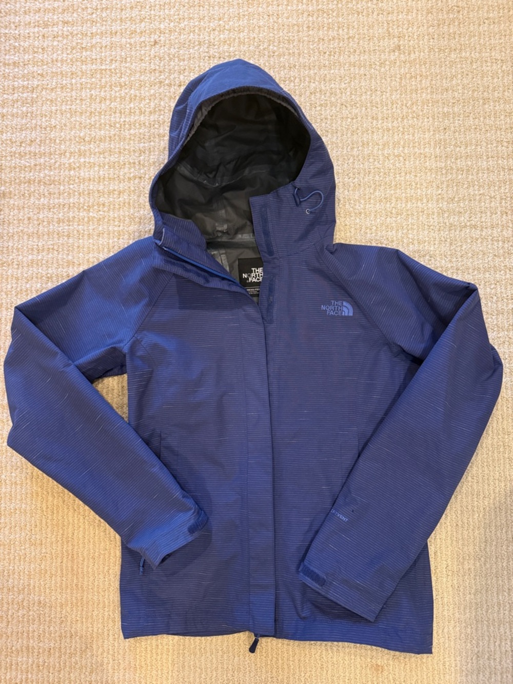 Women’s The North Face Blue Hooded dryvent Jacket